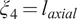 xi 4 equals laxial