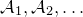 script upper A 1 comma script upper A 2 comma ellipsis