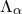 normal upper Lamda Subscript alpha