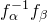 f Subscript alpha Superscript negative 1 Baseline f Subscript beta