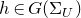 h element of upper G left parenthesis normal upper Sigma Subscript upper U Baseline right parenthesis