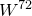 upper W Superscript 72