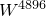 upper W Superscript 4896