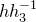 h h 3 Superscript negative 1
