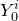upper Y 0 Superscript i