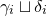 gamma Subscript i Baseline square cup delta Subscript i