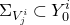 normal upper Sigma Subscript upper V Sub Subscript j Sub Superscript i Baseline subset of upper Y 0 Superscript i