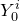 upper Y 0 Superscript i