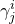 gamma Subscript j Superscript i