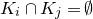upper K Subscript i Baseline intersection upper K Subscript j Baseline equals normal empty set