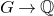 upper G right arrow double struck upper Q