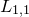 upper L Subscript 1 comma 1