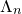 normal upper Lamda Subscript n