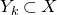 upper Y Subscript k Baseline subset of upper X