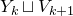 upper Y Subscript k Baseline square cup upper V Subscript k plus 1