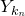 upper Y Subscript k Sub Subscript n