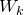 upper W Subscript k
