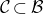 script upper C subset of script upper B