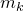 m Subscript k