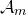 script upper A Subscript m