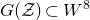 upper G left parenthesis script upper Z right parenthesis subset of upper W Superscript 8