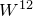 upper W Superscript 12