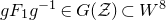g upper F 1 g Superscript negative 1 Baseline element of upper G left parenthesis script upper Z right parenthesis subset of upper W Superscript 8
