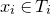 x Subscript i Baseline element of upper T Subscript i