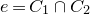 e equals upper C 1 intersection upper C 2