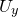 upper U Subscript y