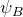 psi Subscript upper B