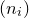 left parenthesis n Subscript i Baseline right parenthesis