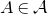 upper A element of script upper A