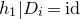 h 1 vertical bar upper D Subscript i Baseline equals normal i normal d