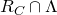 upper R Subscript upper C Baseline intersection normal upper Lamda