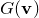 upper G left parenthesis bold v right parenthesis