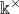 double struck k Superscript times