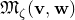 German upper M Subscript zeta Baseline left parenthesis bold v comma bold w right parenthesis