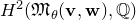 upper H squared left parenthesis German upper M Subscript theta Baseline left parenthesis bold v comma bold w right parenthesis comma double struck upper Q right parenthesis