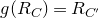 g left parenthesis upper R Subscript upper C Baseline right parenthesis equals upper R Subscript upper C prime