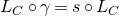 upper L Subscript upper C Baseline ring gamma equals s ring upper L Subscript upper C