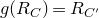 g left parenthesis upper R Subscript upper C Baseline right parenthesis equals upper R Subscript upper C prime