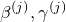 beta Superscript left parenthesis j right parenthesis Baseline comma gamma Superscript left parenthesis j right parenthesis