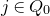 j element of upper Q 0