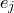 e Subscript j