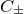 upper C Subscript plus or minus