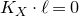 upper K Subscript upper X Baseline dot script l equals 0