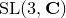 upper S upper L left parenthesis 3 comma bold upper C right parenthesis