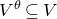 upper V Superscript theta Baseline subset of or equal to upper V