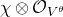 chi circled times script upper O Subscript upper V Sub Superscript theta